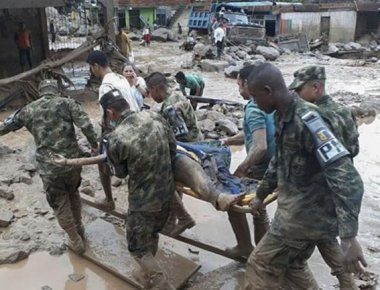 Φονικές πλημμύρες και κατολισθήσεις στην Κολομβία - Τουλάχιστον 19 νεκροί